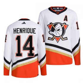 Dresovi Anaheim Ducks adam henrique Adidas 2022-23 Reverse Retro 2.0 Bijela Authentic - Muške